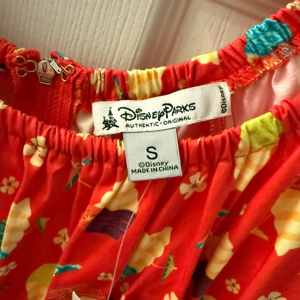 Disney Parks The Dress Shop Pineapple Swirl Dole Whip Print Girls Size S - Picture 3 of 3